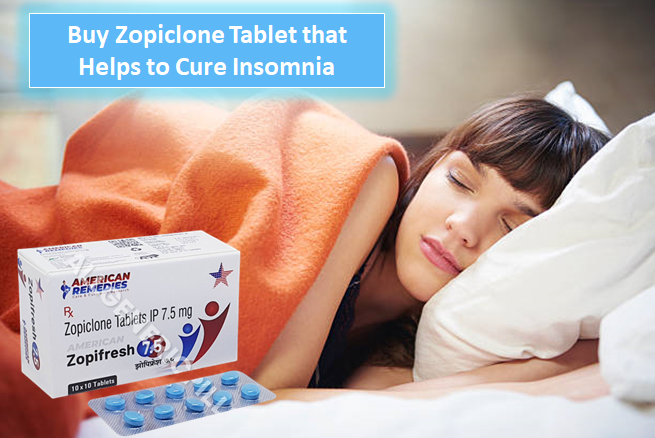 Buy Zopiclone Tablet that Helps to Cure Insomnia