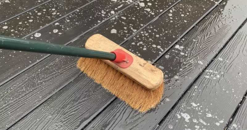 Clean your deck.