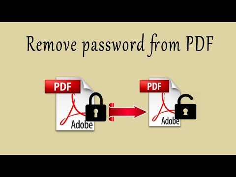 How to Remove Password from PDF in Android