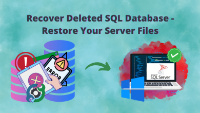 recover deleted SQL database