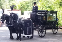 phillips horse drawn funeral