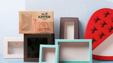 custom window packaging boxes